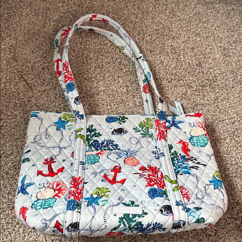Vera Bradley Colorful Sea Life Tote Bag NWOT